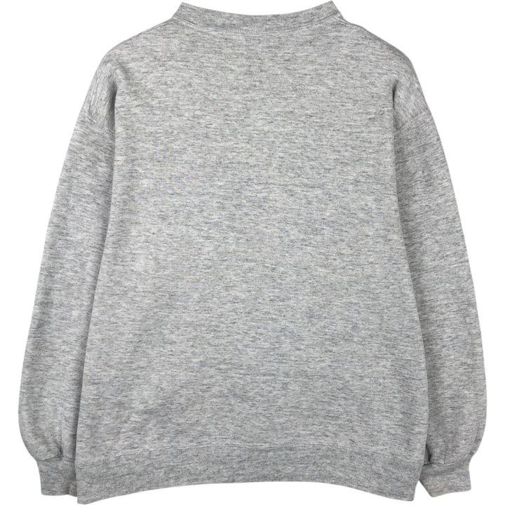 80s-90'S Jerzees College Sweatshirt, Made in USA, Men's XL, Vintage polyester gray type Vintage Second Hand