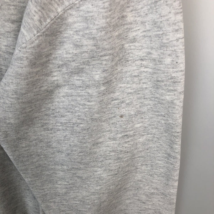 80s-90'S Russell Print Sweatshirt, Made in USA, Men's Size L (Equivalent), Vintage cotton gray type Vintage Second Hand