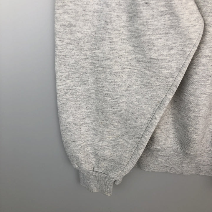 80s-90'S Russell Print Sweatshirt, Made in USA, Men's Size L (Equivalent), Vintage cotton gray type Vintage Second Hand