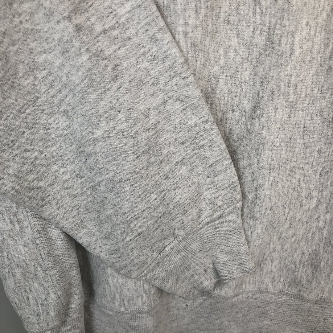 1980'S Hanes BEEFY-T Blue Tag University of North Carolina College Sweatshirt, Made in USA, Men's XL equivalent. cotton gray type Vintage Second Hand