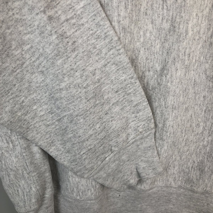 1980'S Hanes BEEFY-T Blue Tag University of North Carolina College Sweatshirt, Made in USA, Men's XL equivalent. cotton gray type Vintage Second Hand