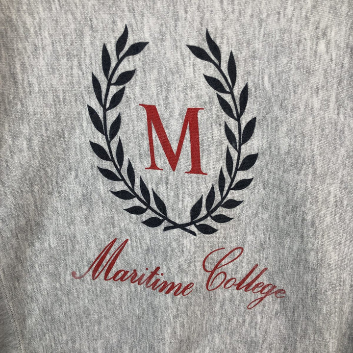 University Place College Sweatshirt, Made in USA, Men's Size L (approx.) cotton gray type Vintage Second Hand