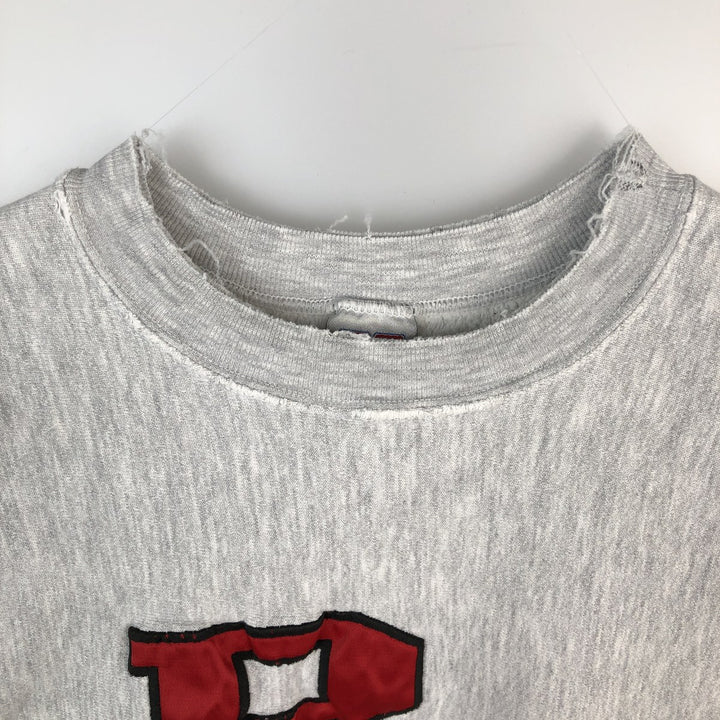 90'S Crable Sportswear College Sweatshirt, Made in USA, Men's Size L (approx.), Vintage cotton gray type Vintage Second Hand