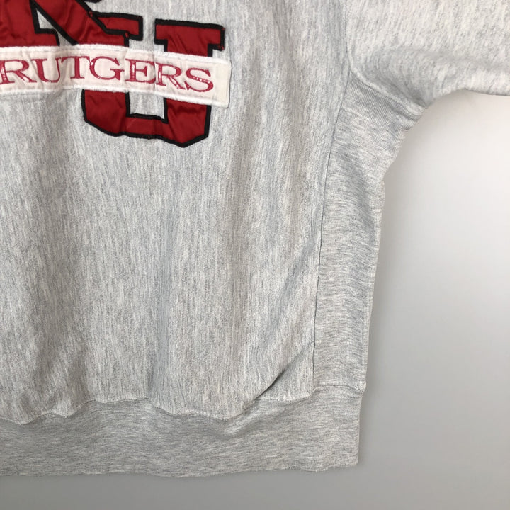 90'S Crable Sportswear College Sweatshirt, Made in USA, Men's Size L (approx.), Vintage cotton gray type Vintage Second Hand