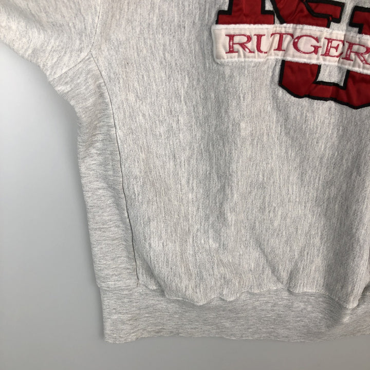 90'S Crable Sportswear College Sweatshirt, Made in USA, Men's Size L (approx.), Vintage cotton gray type Vintage Second Hand