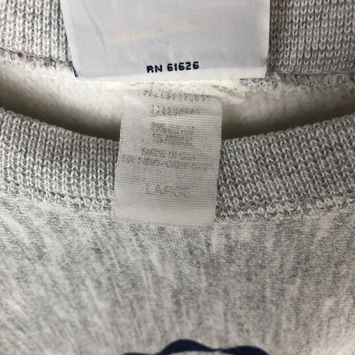 90'S Velva Sheen Triple Print College Sweatshirt, Made in USA, Men's Size L (Equivalent), Vintage unclear gray type Vintage Second Hand
