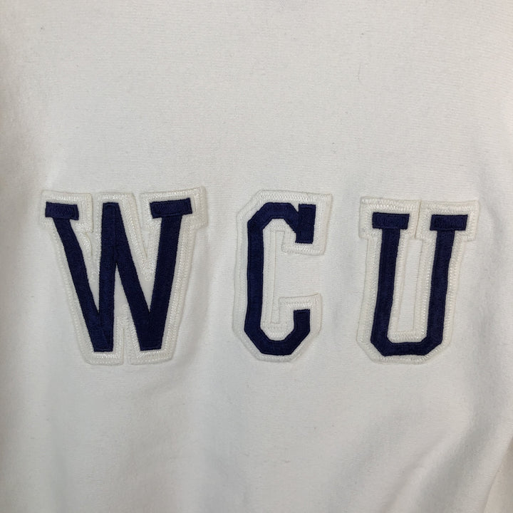 90'S MVP College Sweatshirt, Made in USA, Men's Size M (Equivalent), Vintage cotton white type Vintage Second Hand
