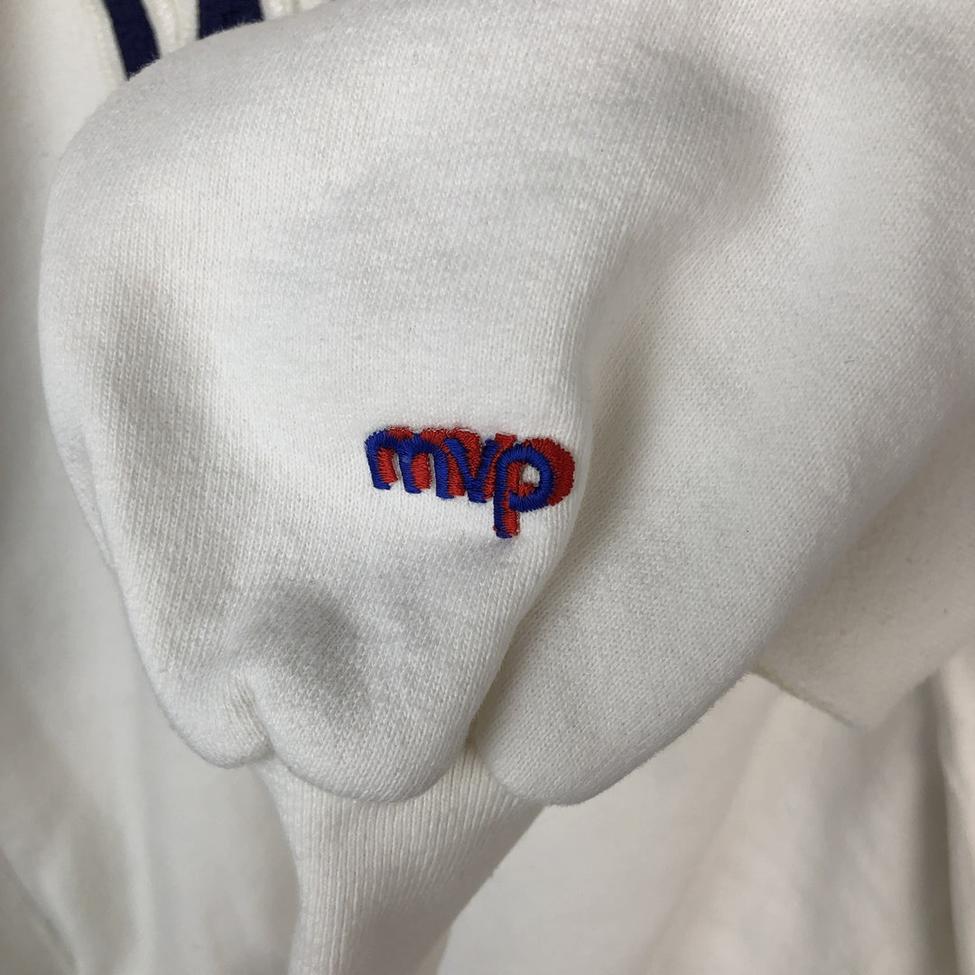 90'S MVP College Sweatshirt, Made in USA, Men's Size M (Equivalent), Vintage cotton white type Vintage Second Hand