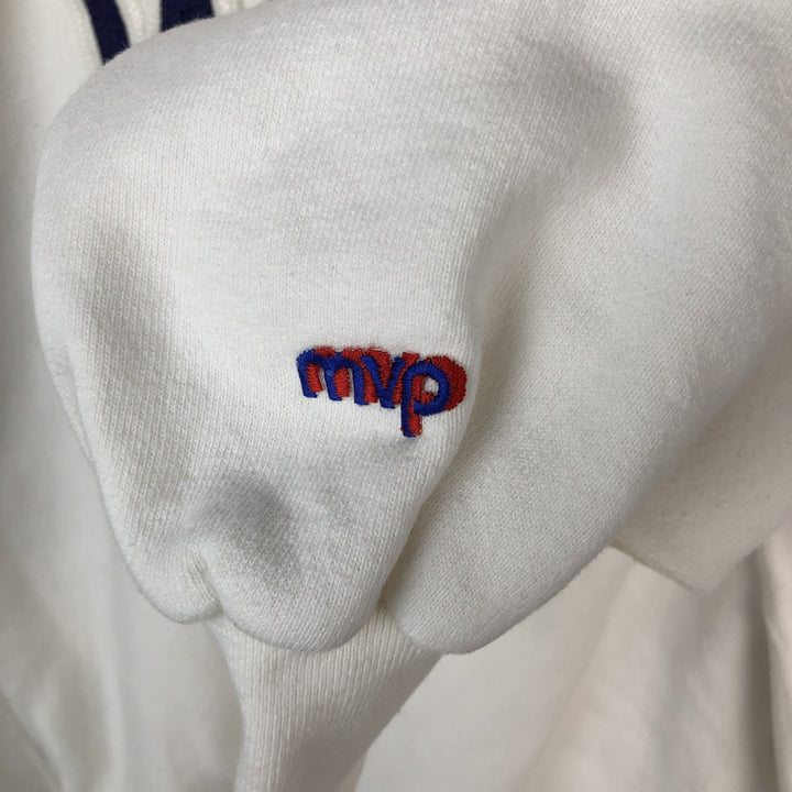 90'S MVP College Sweatshirt, Made in USA, Men's Size M (Equivalent), Vintage cotton white type Vintage Second Hand