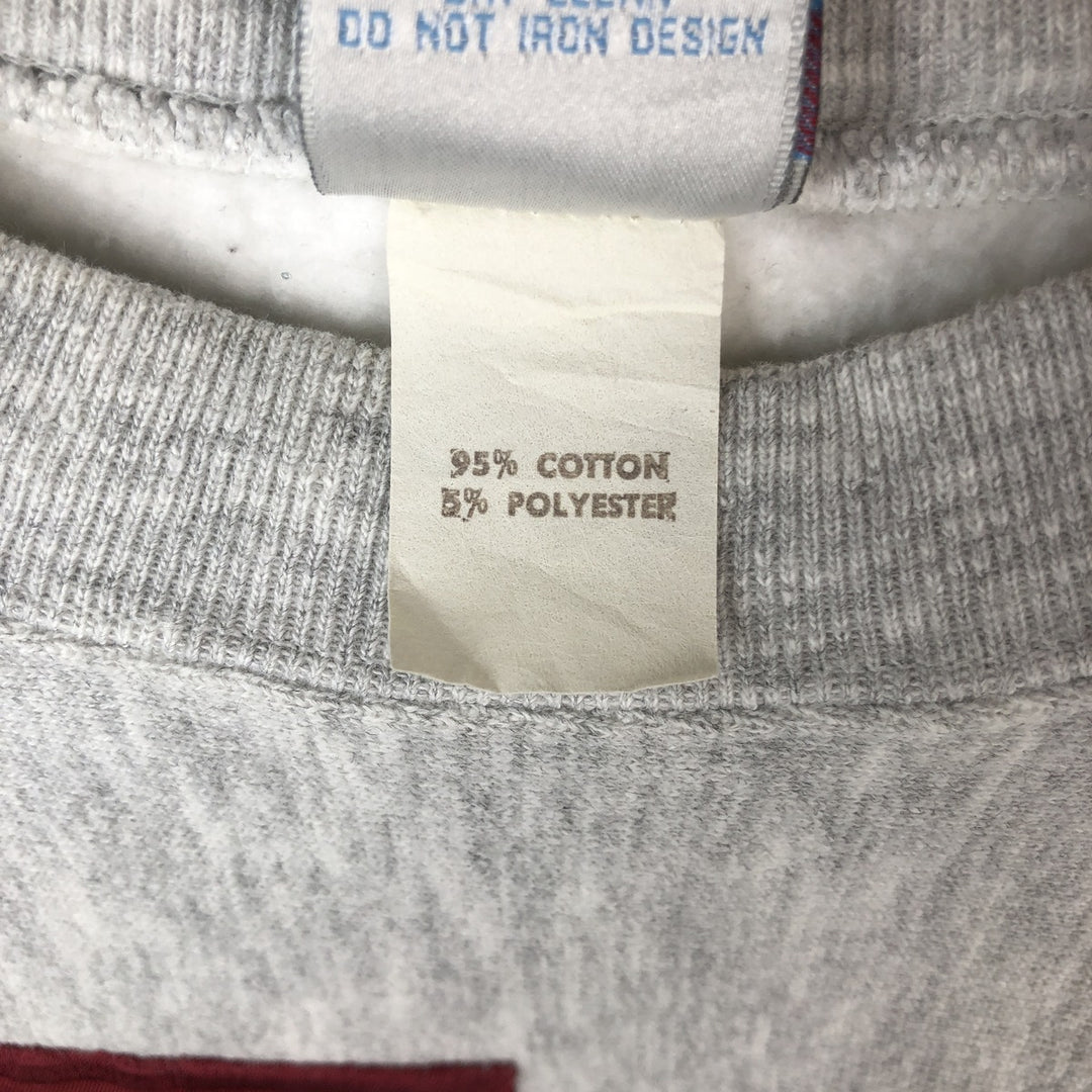90'S Crable Sportswear College Sweatshirt, Made in USA, Men's Size M (approx.), Vintage cotton gray type Vintage Second Hand