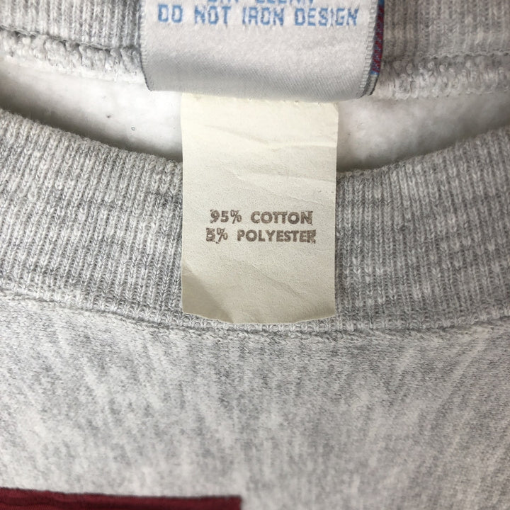 90'S Crable Sportswear College Sweatshirt, Made in USA, Men's Size M (approx.), Vintage cotton gray type Vintage Second Hand