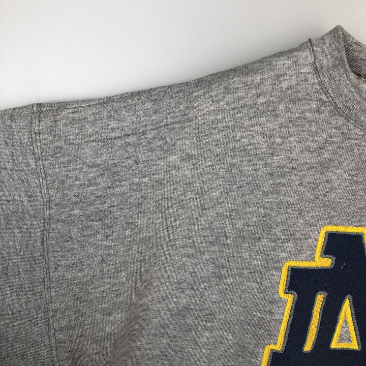 90'S SAVVY NOTRE DAME University of Notre Dame College Sweatshirt, Made in USA, Men's XL equivalent. cotton gray type Vintage Second Hand