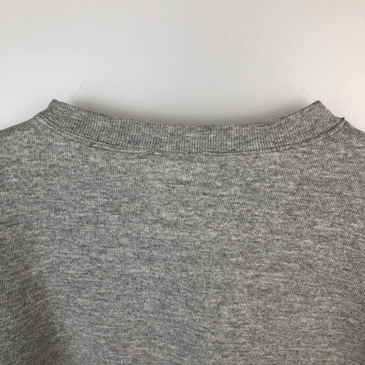 90'S SAVVY NOTRE DAME University of Notre Dame College Sweatshirt, Made in USA, Men's XL equivalent. cotton gray type Vintage Second Hand