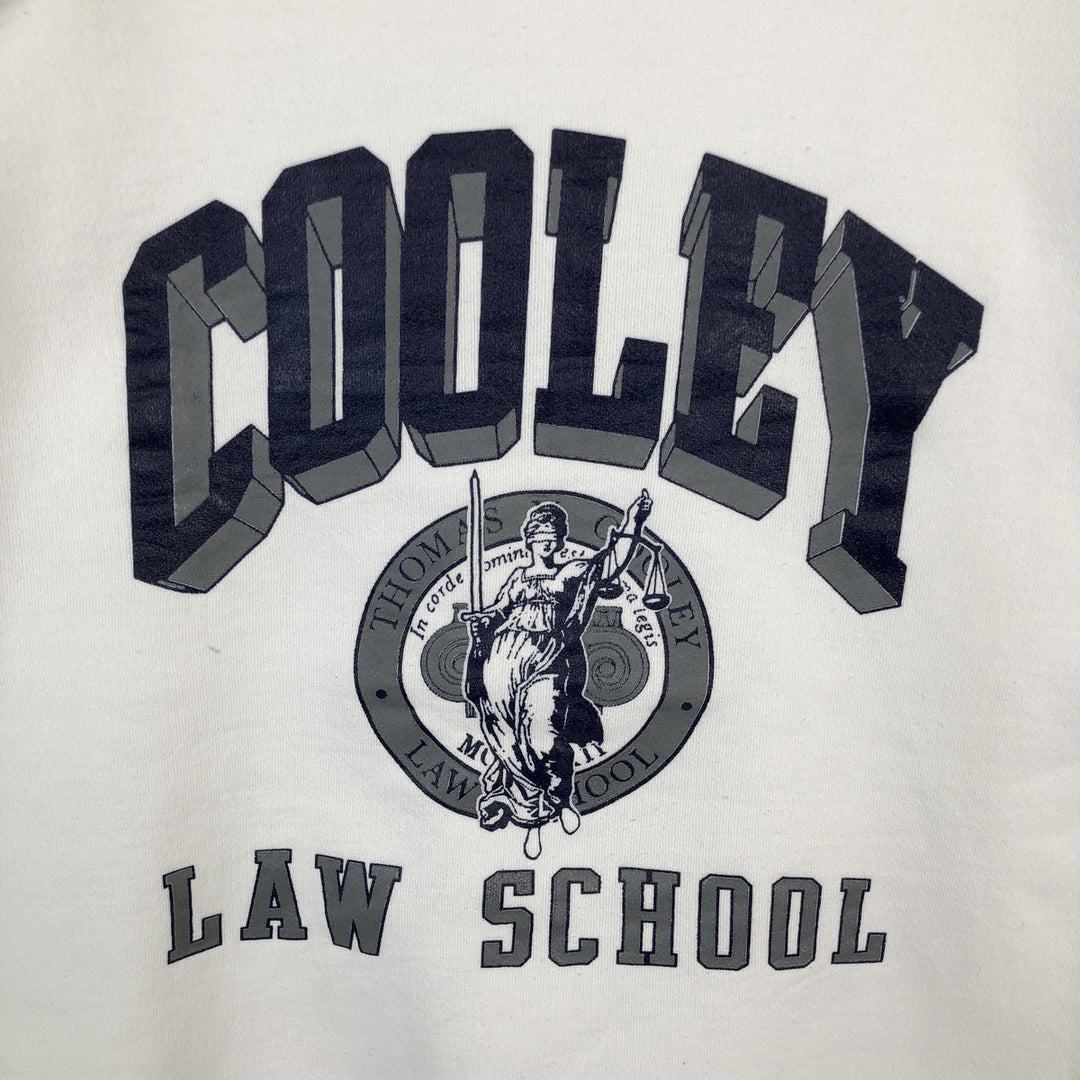 90'S Velva Sheen Triple Print College Sweatshirt, Made in USA, Men's Size L, Vintage cotton white type Vintage Second Hand