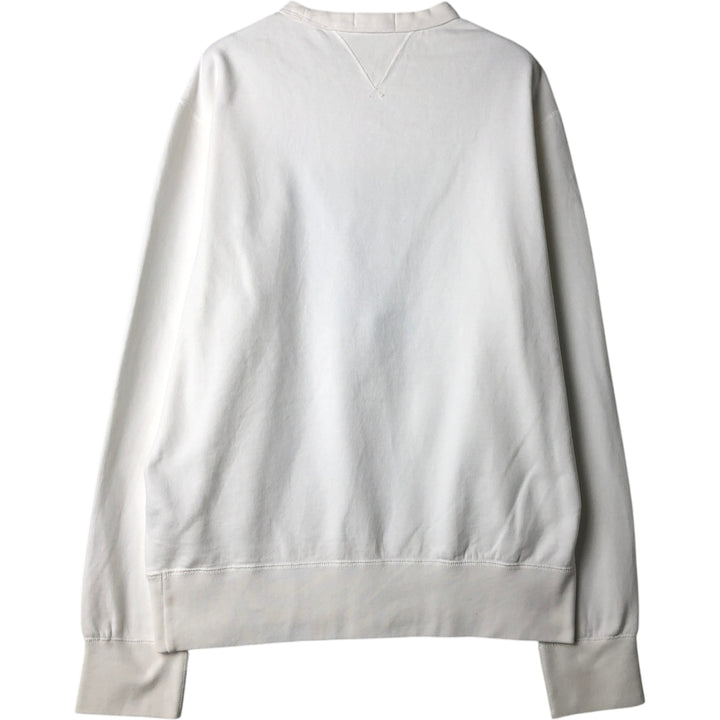 Ralph Lauren POLO RALPH LAUREN logo sweatshirt, men's size L cotton white type Vintage Second Hand