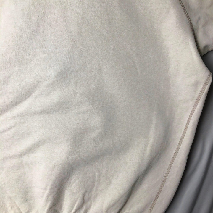 Ralph Lauren POLO by Ralph Lauren One Point Logo Sweatshirt Trainer Men's L size cotton white type Vintage Second Hand