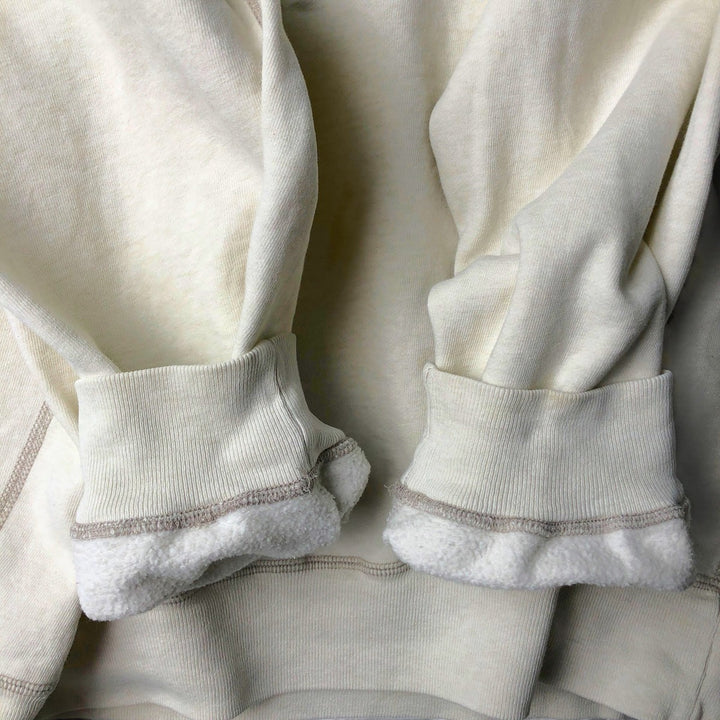 Ralph Lauren POLO by Ralph Lauren One Point Logo Sweatshirt Trainer Men's L size cotton white type Vintage Second Hand