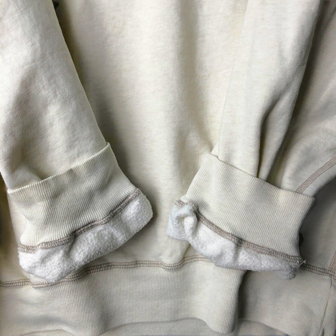 Ralph Lauren POLO by Ralph Lauren One Point Logo Sweatshirt Trainer Men's L size cotton white type Vintage Second Hand
