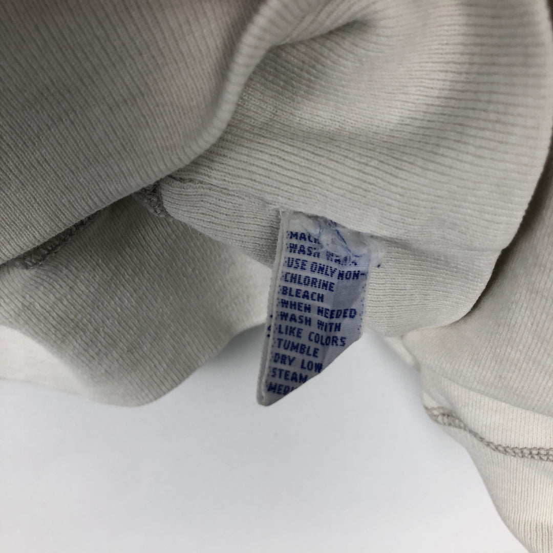 Ralph Lauren POLO by Ralph Lauren One Point Logo Sweatshirt Trainer Men's L size cotton white type Vintage Second Hand