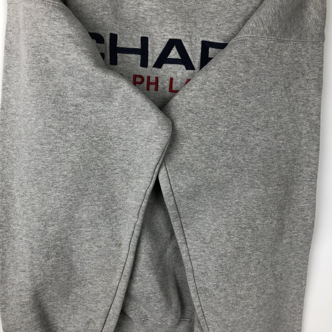 Ralph Lauren CHAPS Logo Sweatshirt (Men's Size M) cotton gray type Vintage Second Hand