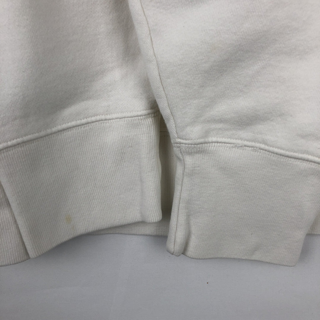 Ralph Lauren POLO JEANS COMPANY Logo sweatshirt, men's XL size cotton white type Vintage Second Hand