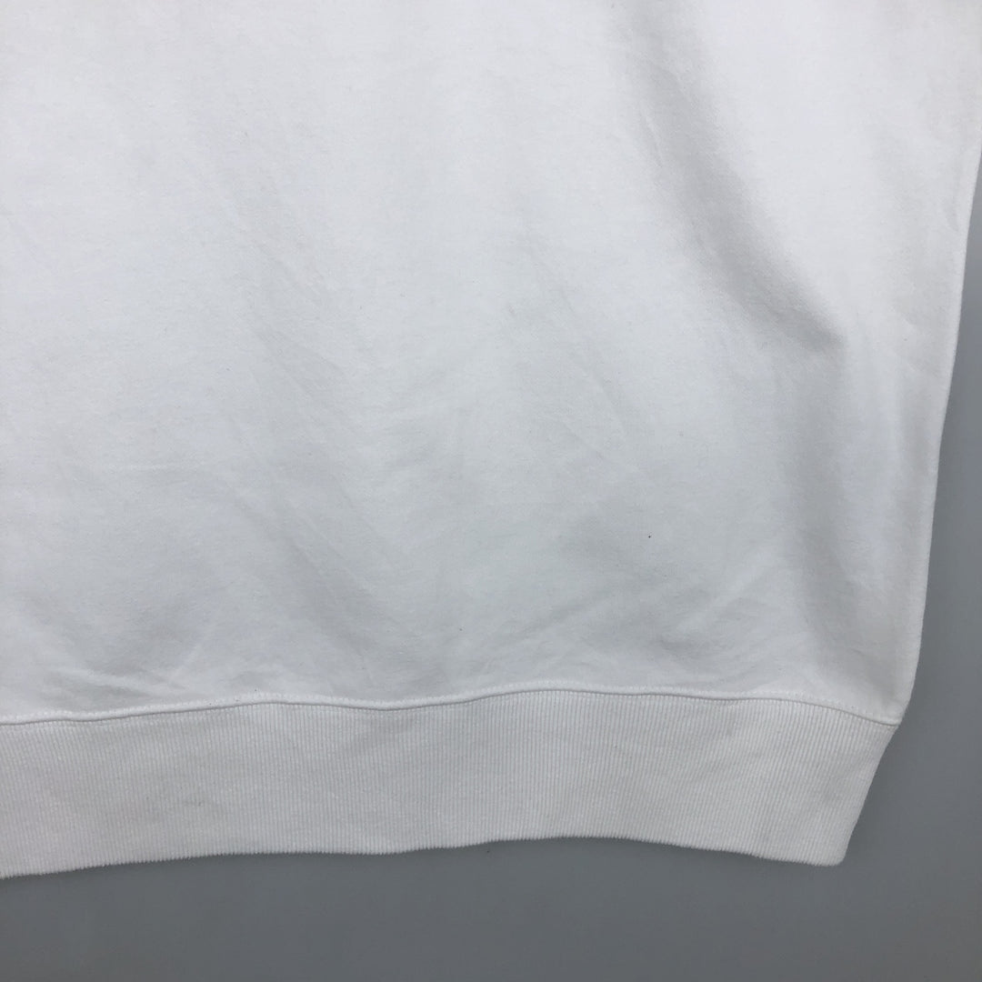 Ralph Lauren POLO DENIM & SUPPLY Polo Bear Print Sweatshirt (Men's Size XL) cotton white type Vintage Second Hand
