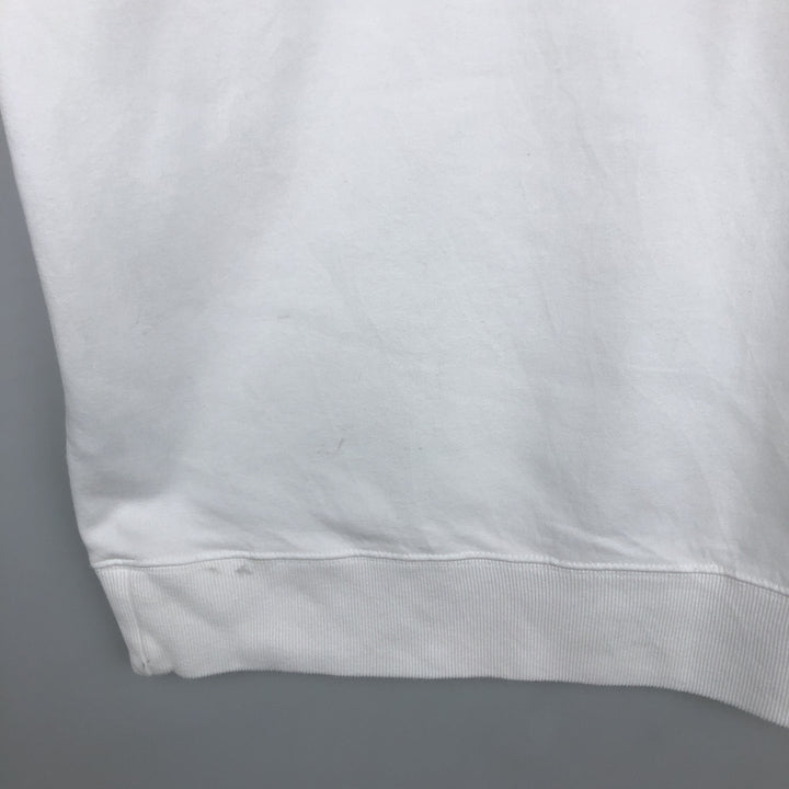 Ralph Lauren POLO DENIM & SUPPLY Polo Bear Print Sweatshirt (Men's Size XL) cotton white type Vintage Second Hand