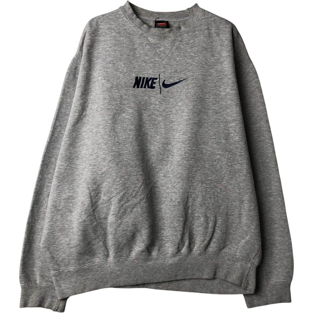 2000'S Nike Team Logo Sweatshirt, Men's Size L cotton gray type Vintage Second Hand