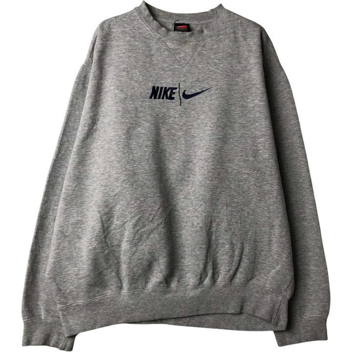 2000'S Nike Team Logo Sweatshirt, Men's Size L cotton gray type Vintage Second Hand