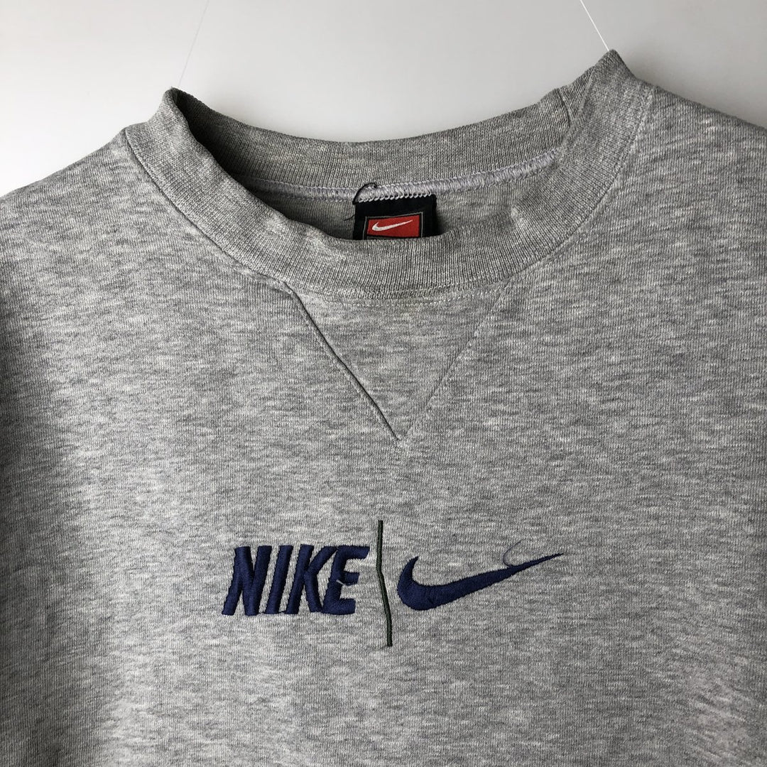 2000'S Nike Team Logo Sweatshirt, Men's Size L cotton gray type Vintage Second Hand