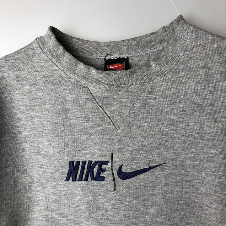 2000'S Nike Team Logo Sweatshirt, Men's Size L cotton gray type Vintage Second Hand