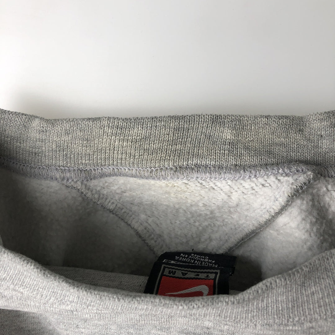 2000'S Nike Team Logo Sweatshirt, Men's Size L cotton gray type Vintage Second Hand