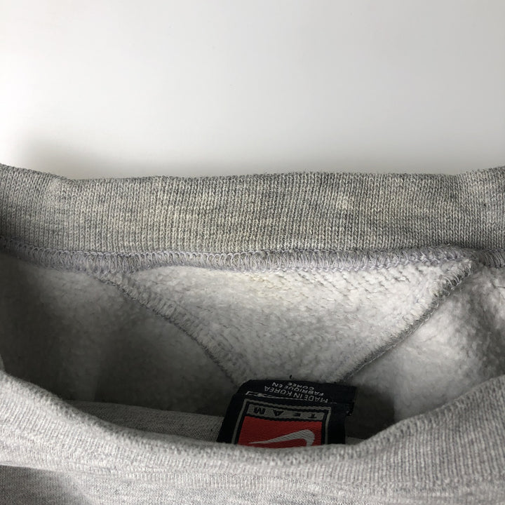 2000'S Nike Team Logo Sweatshirt, Men's Size L cotton gray type Vintage Second Hand