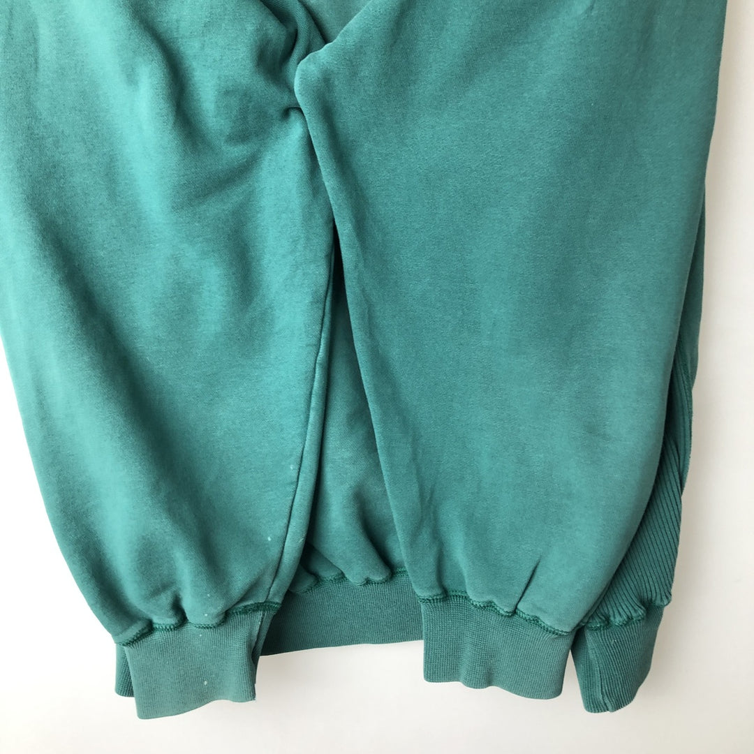 Vintage 90'S Adidas One-Point Logo Sweatshirt, Men's XL cotton Khaki type sage green Vintage Second Hand