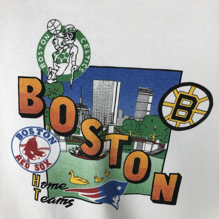 90'S Hanes Heavyweight Home Teams Sweatshirt, Men's Size XL (approx.), Vintage cotton white type Vintage Second Hand
