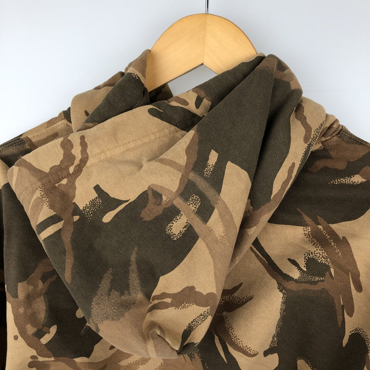 Ralph Lauren POLO DENIM & SUPPLY RALPH LAUREN Camouflage Pattern Sweatshirt Pullover Hoodie, Men's Size L (approx.) cotton beige type brown Vintage Second Hand