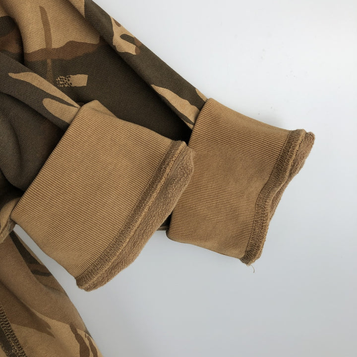 Ralph Lauren POLO DENIM & SUPPLY RALPH LAUREN Camouflage Pattern Sweatshirt Pullover Hoodie, Men's Size L (approx.) cotton beige type brown Vintage Second Hand