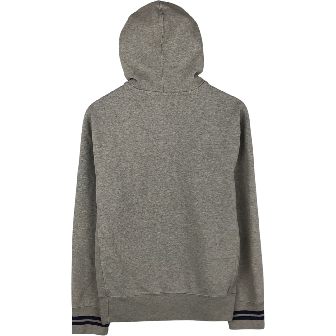 Ralph Lauren POLO by Ralph Lauren Sweatshirt Half Button Hoodie Men's M size cotton gray type Vintage Second Hand