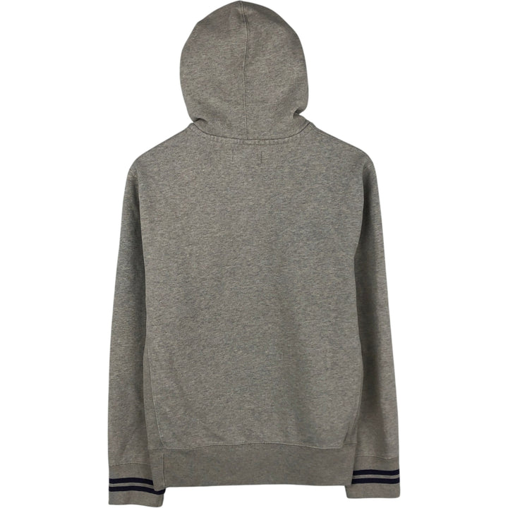Ralph Lauren POLO by Ralph Lauren Sweatshirt Half Button Hoodie Men's M size cotton gray type Vintage Second Hand