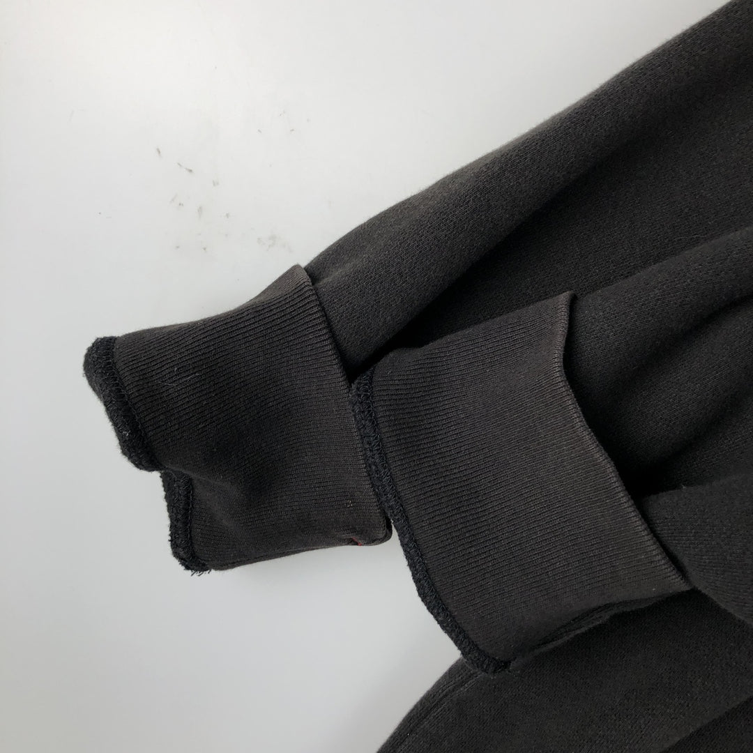 Ralph Lauren Polo Jeans Company sweatshirt pullover hoodie, men's size XL cotton black type Vintage Second Hand