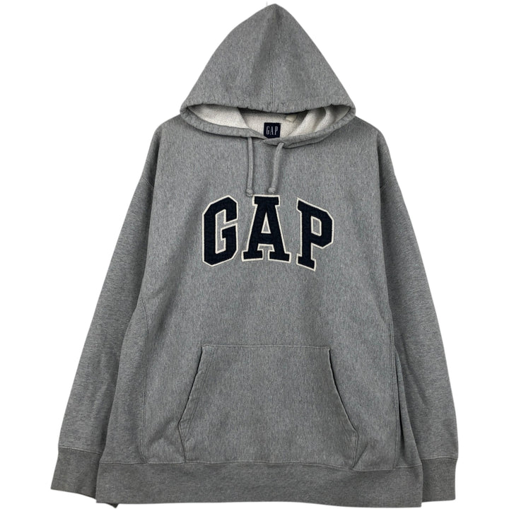 90'S GAP Vintage Pullover Hoodie, Men's XL cotton gray type Vintage Second Hand