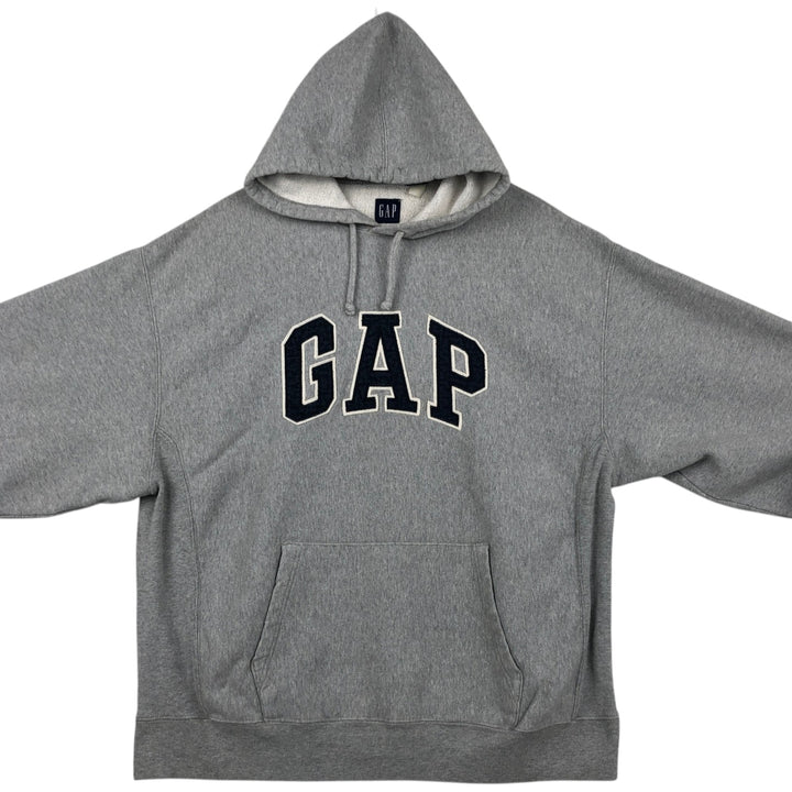 90'S GAP Vintage Pullover Hoodie, Men's XL cotton gray type Vintage Second Hand