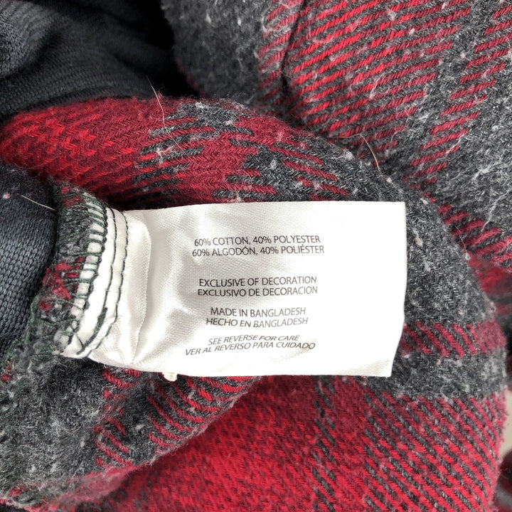 ORVIS Long Sleeve Flannel Check Shirt, Men's XL Size cotton gray type Vintage Second Hand