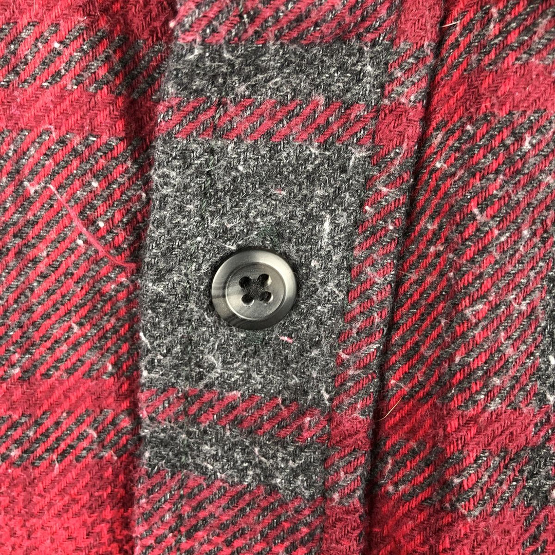 ORVIS Long Sleeve Flannel Check Shirt, Men's XL Size cotton gray type Vintage Second Hand