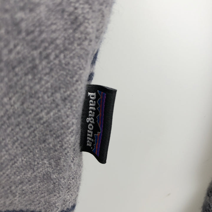 Patagonia ORGANIC COTTON 53947FA20 Long-Sleeve Light Flannel Check Shirt, Boxy Shirt, Men's Size M (approx.) Organic cotton gray type Vintage Second Hand