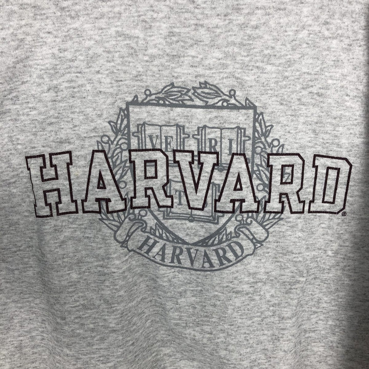 90'S Champion HARVARD Harvard University College Sweatshirt, Men's XL Size Vintage cotton gray type Vintage Second Hand
