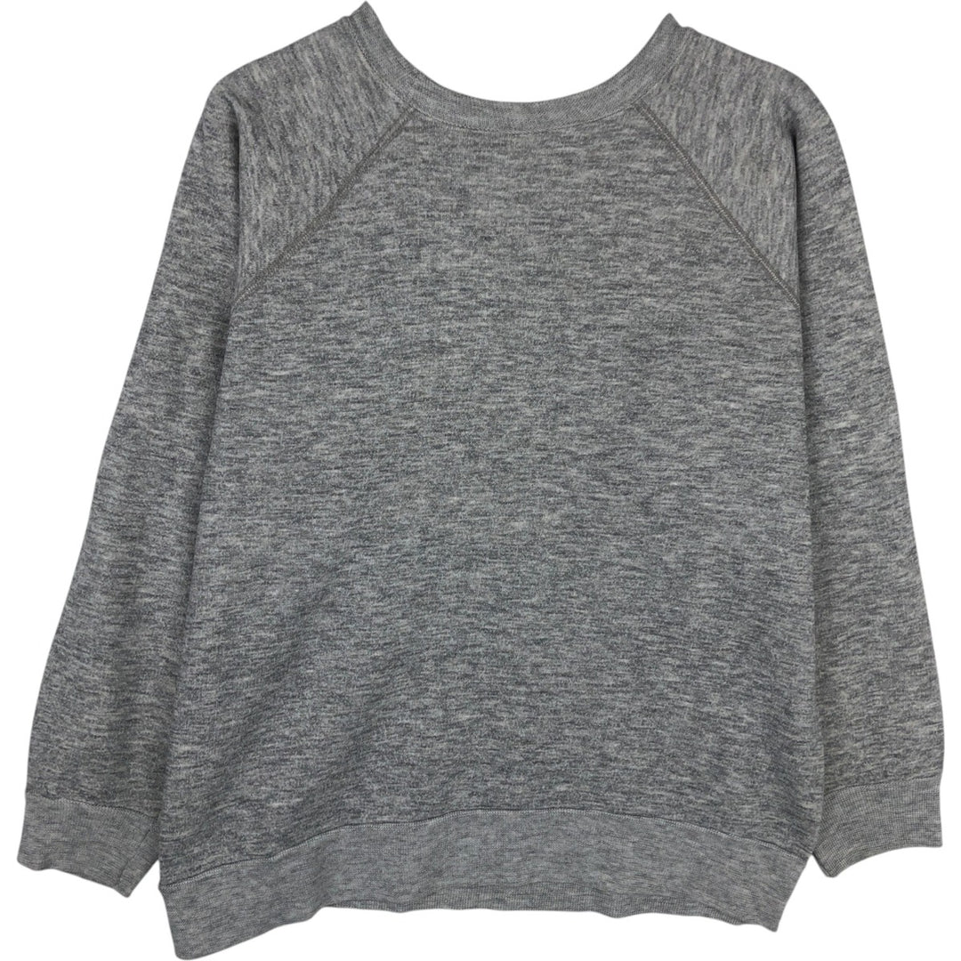 80'S Champion Tricolor Tag Sweatshirt, Made in USA, Men's Size L (Equivalent), Vintage cotton gray type Vintage Second Hand