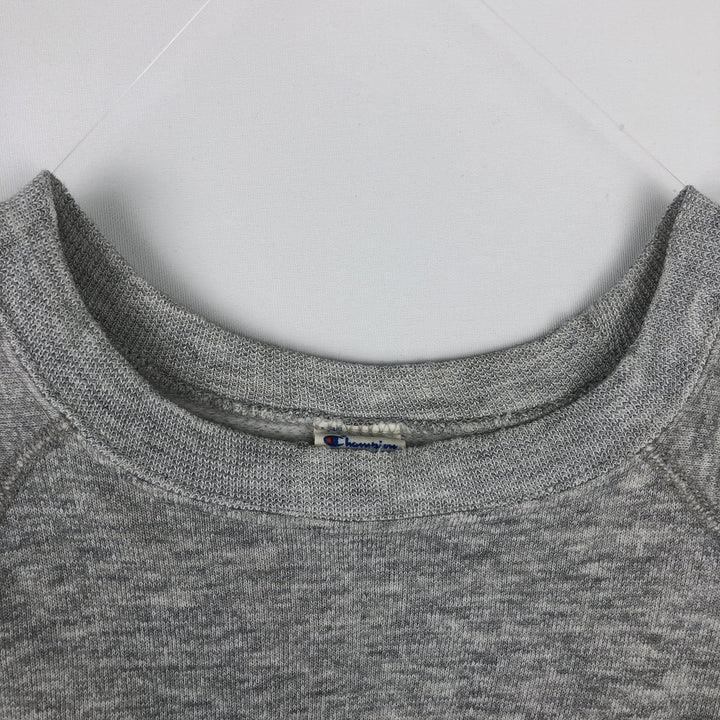 80'S Champion Tricolor Tag Sweatshirt, Made in USA, Men's Size L (Equivalent), Vintage cotton gray type Vintage Second Hand