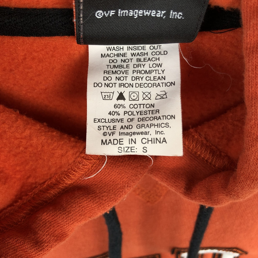 Harley-Davidson Advertising Pullover Hoodie, Men's Size Small cotton orange type Vintage Second Hand