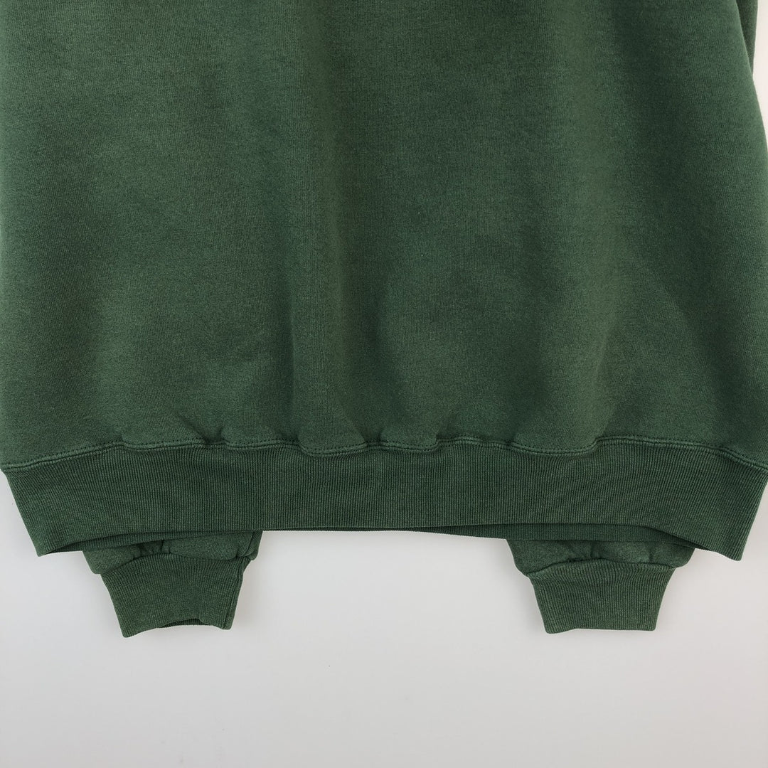 Vintage 90'S Russell ATHLETIC college sweatshirt, size XL, men's cotton green type Vintage Second Hand